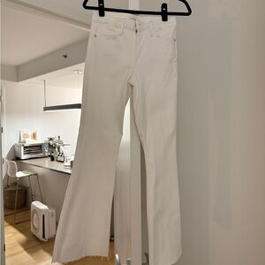 Frame Denim Le Easy Flare White Jeans- 27